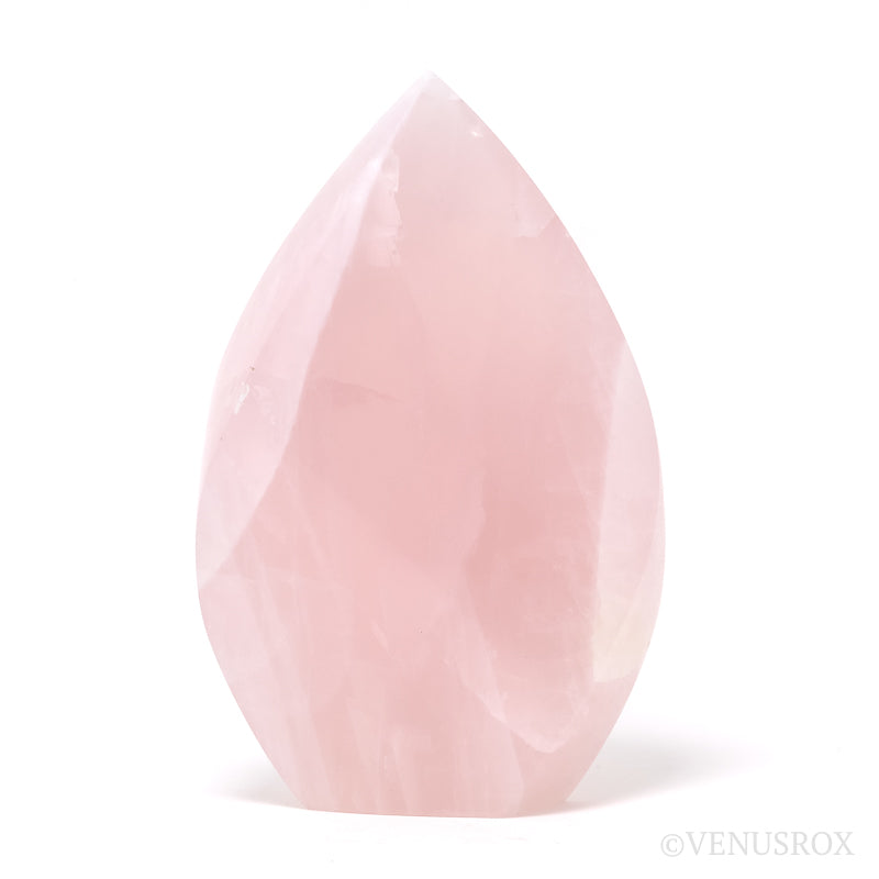 Rose Quartz Polished Flame from Brazil | Venusrox