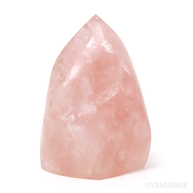 Rose Quartz Polished Flame from Brazil | Venusrox