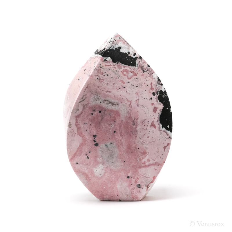 Rhodonite with Quartz Polished Flame from Peru | Venusrox