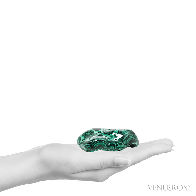 Malachite with Chrysocolla Polished Crystal from the Democratic Republic of Congo | Venusrox