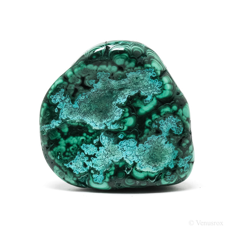 Malachite with Chrysocolla Polished Crystal from the Democratic Republic of Congo | Venusrox
