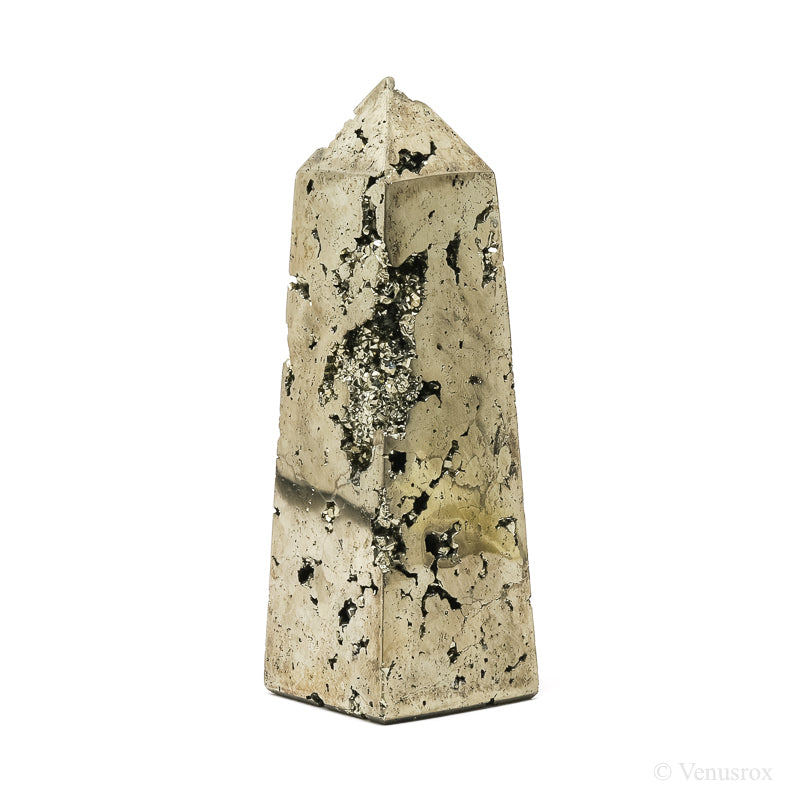 Pyrite Polished/Natural Geode Point from Peru | Venusrox