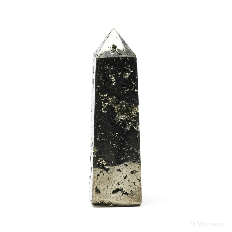 Pyrite Polished/Natural Geode Point from Peru | Venusrox
