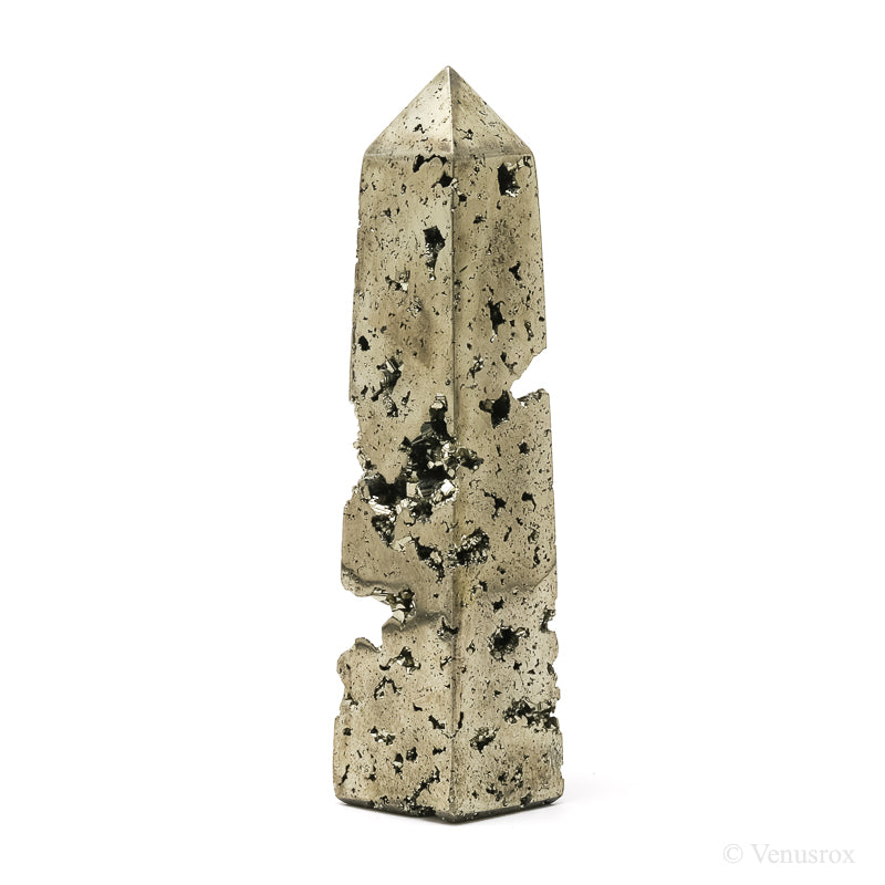 Pyrite Polished/Natural Geode Point from Peru | Venusrox