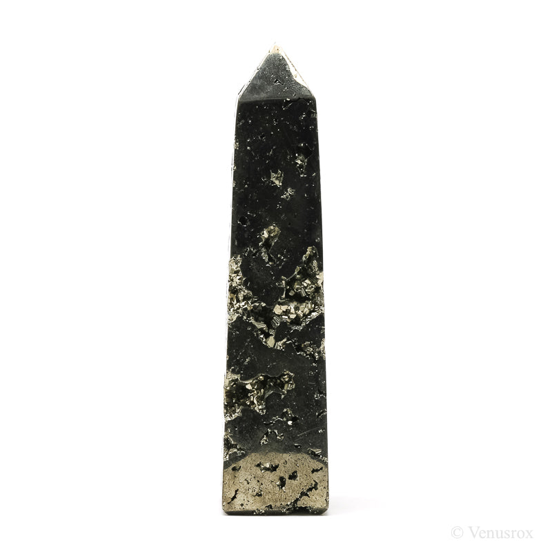 Pyrite Polished/Natural Geode Point from Peru | Venusrox