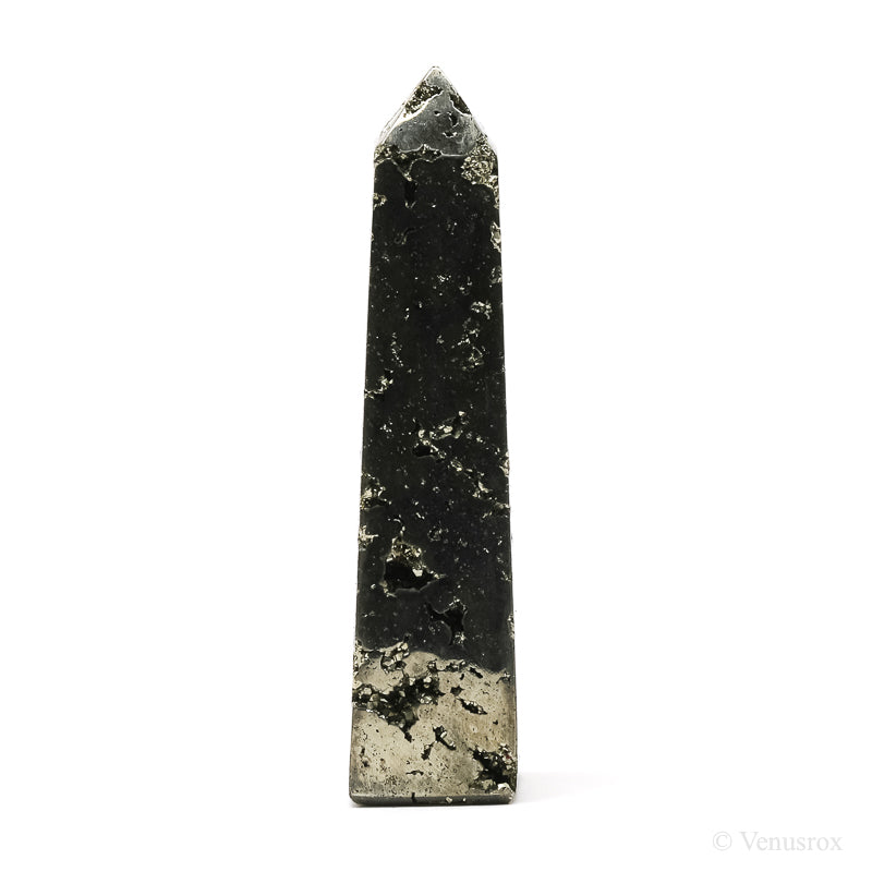 Pyrite Polished/Natural Geode Point from Peru | Venusrox