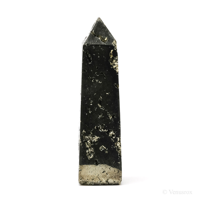 Pyrite Polished/Natural Geode Point from Peru | Venusrox
