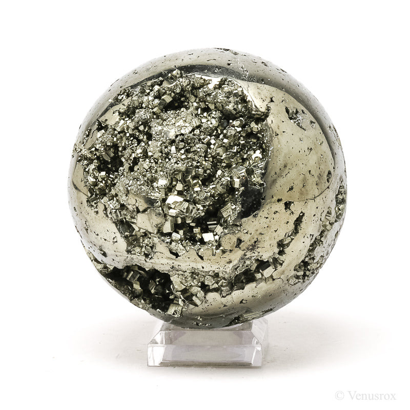 Pyrite Geode Sphere from Peru | Venusrox