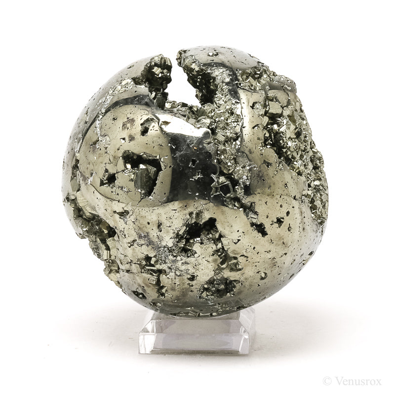 Pyrite Geode Sphere from Peru | Venusrox
