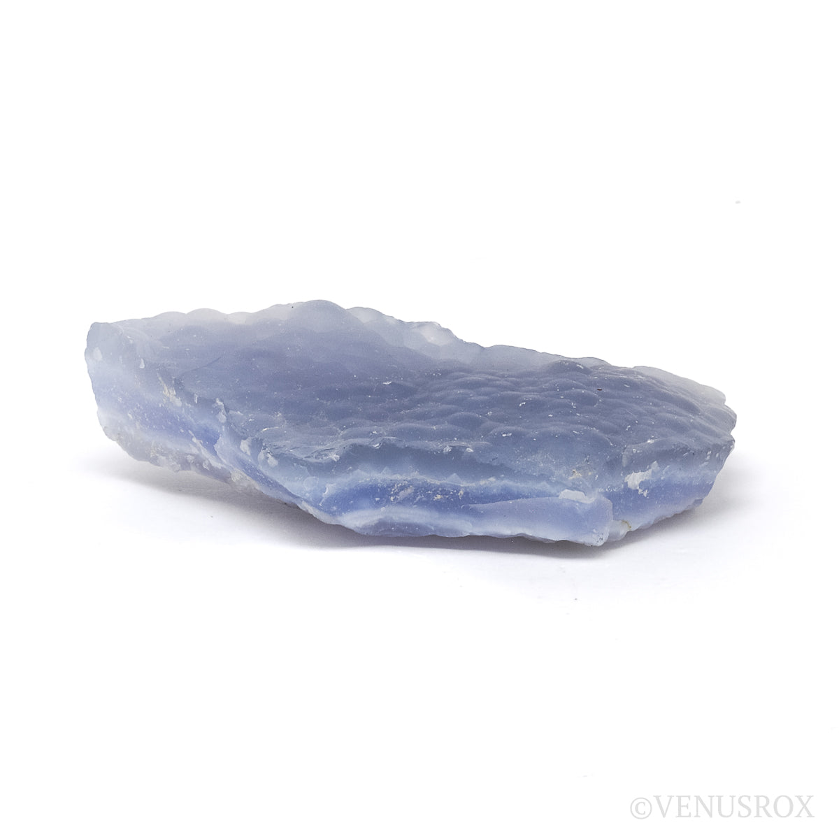 Blue Chalcedony Natural Crystal from Chikwawa, Malawi | Venusrox