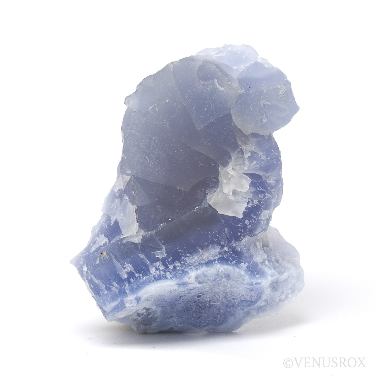 Blue Chalcedony Natural Crystal from Chikwawa, Malawi | Venusrox