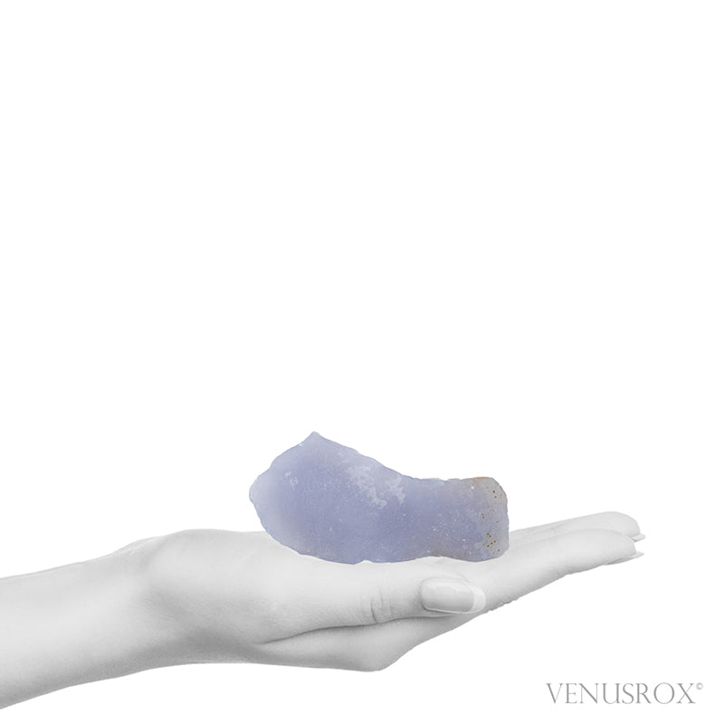 Blue Chalcedony Natural Crystal from Chikwawa, Malawi | Venusrox