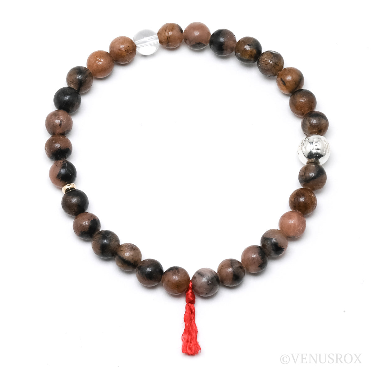 Chiastolite/Andalusite Bracelet from Brazil | Venusrox