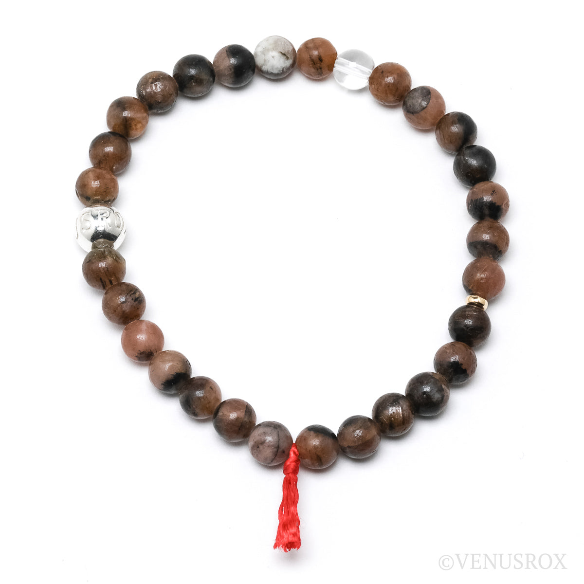 Chiastolite/Andalusite Bracelet from Brazil | Venusrox