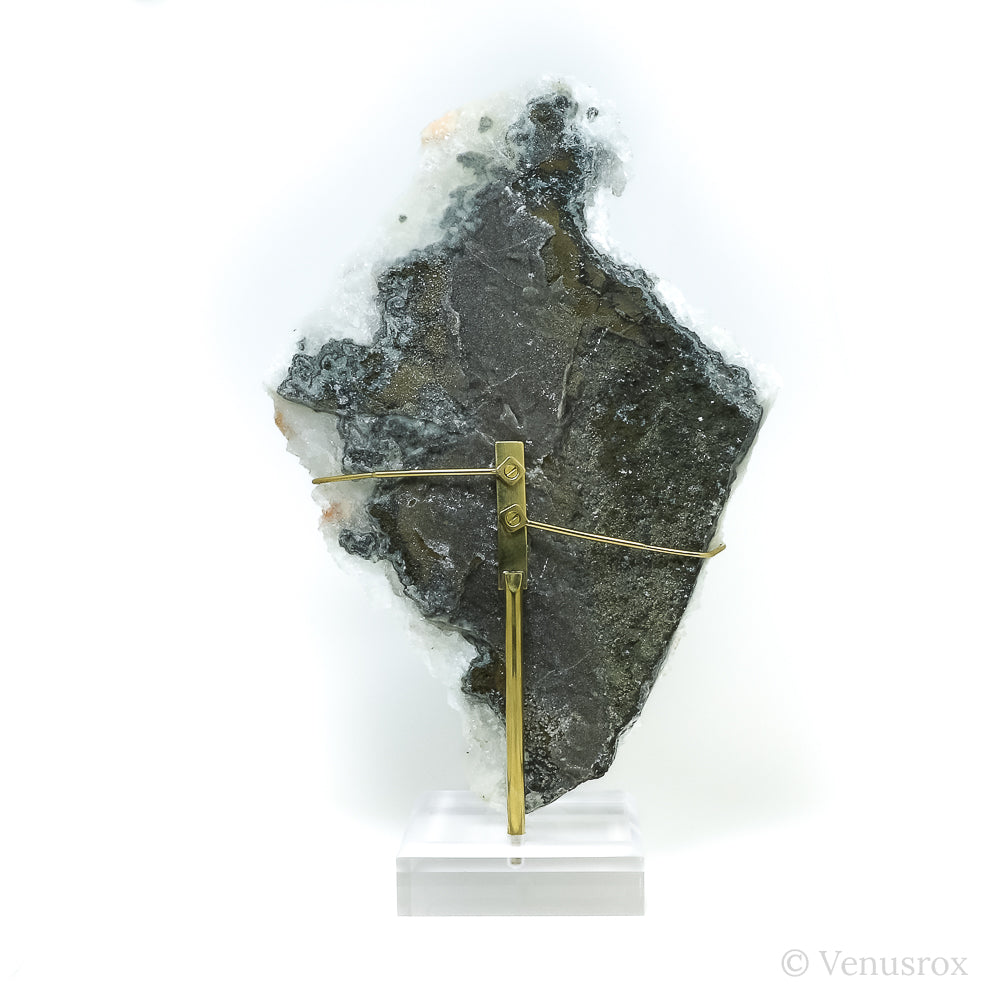 Apophyllite with Stilbite Natural Cluster from Maharashtra, India mounted on a bespoke stand | Venusrox