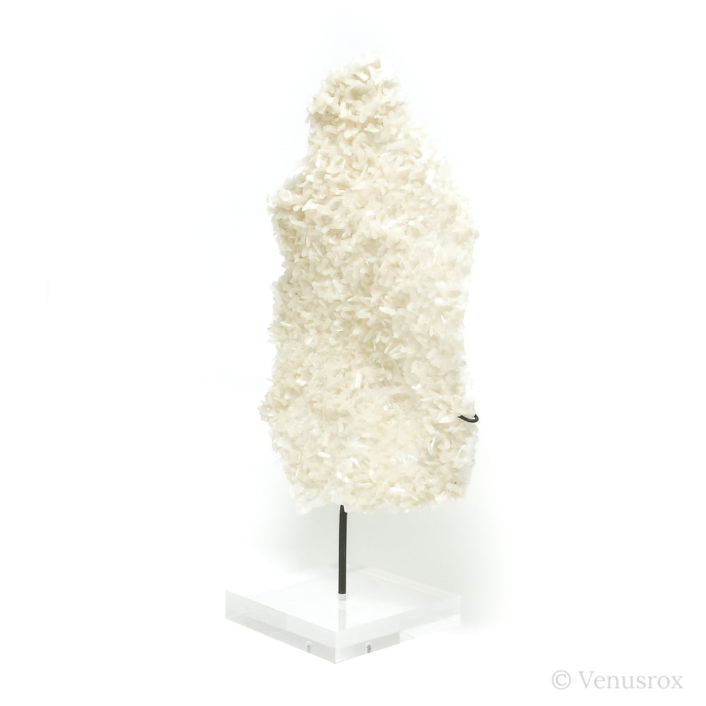 Stilbite on micro-Apophyllite Natural Cluster from Maharashtra, India mounted on a bespoke stand | Venusrox