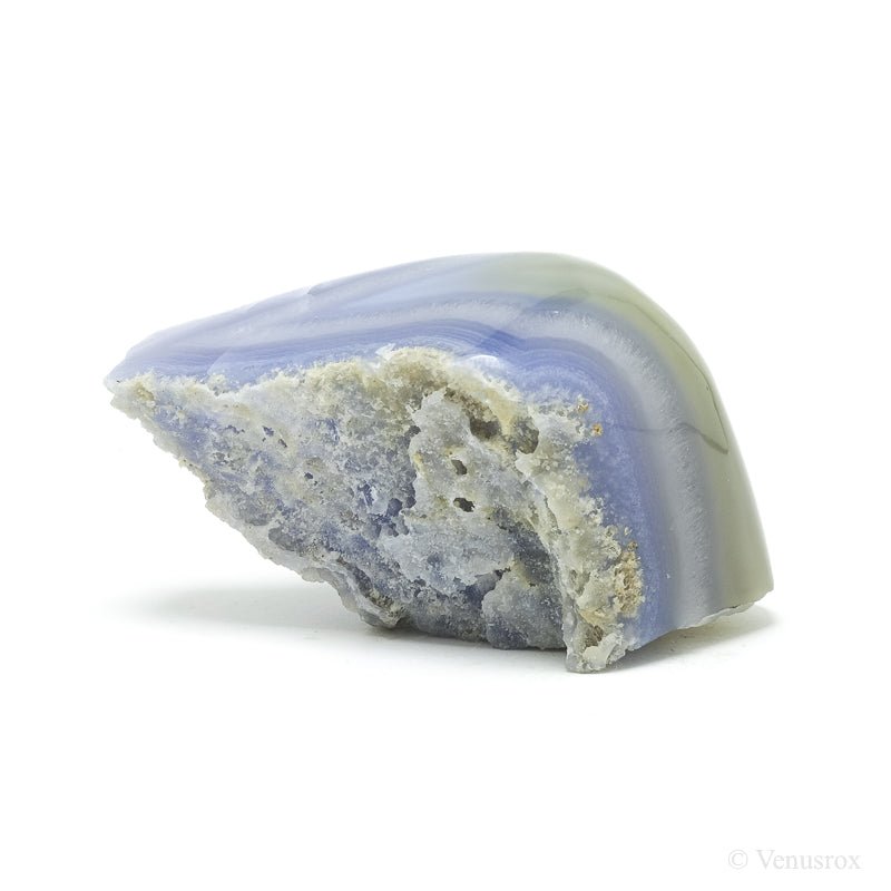 Blue Chalcedony Polished\Natural Crystal from Chikwawa, Malawi | Venusrox