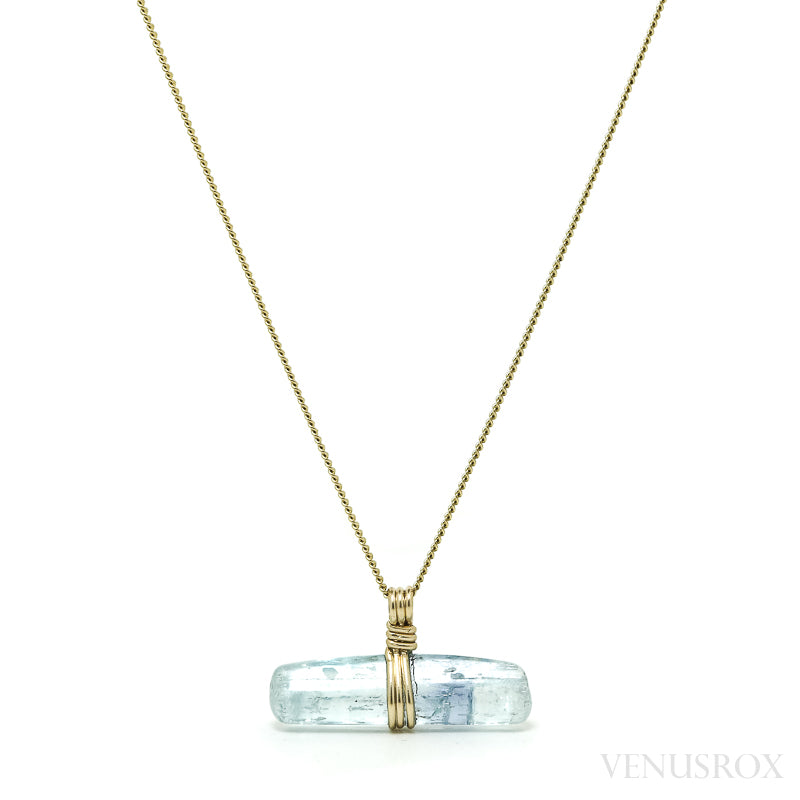 Aquamarine Polished Crystal Pendant from Russia | Venusrox