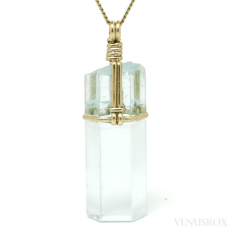 Aquamarine Natural Crystal Pendant from Pakistan | Venusrox