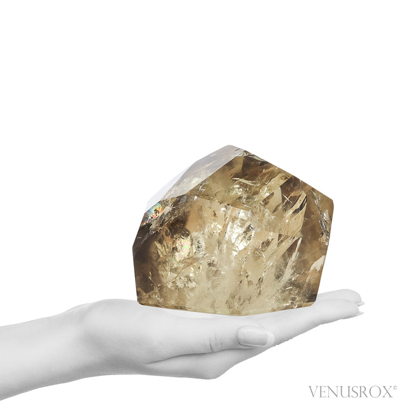 Natural Citrine/Smoky Phantom Quartz Polished Crystal from Brazil | Venusrox
