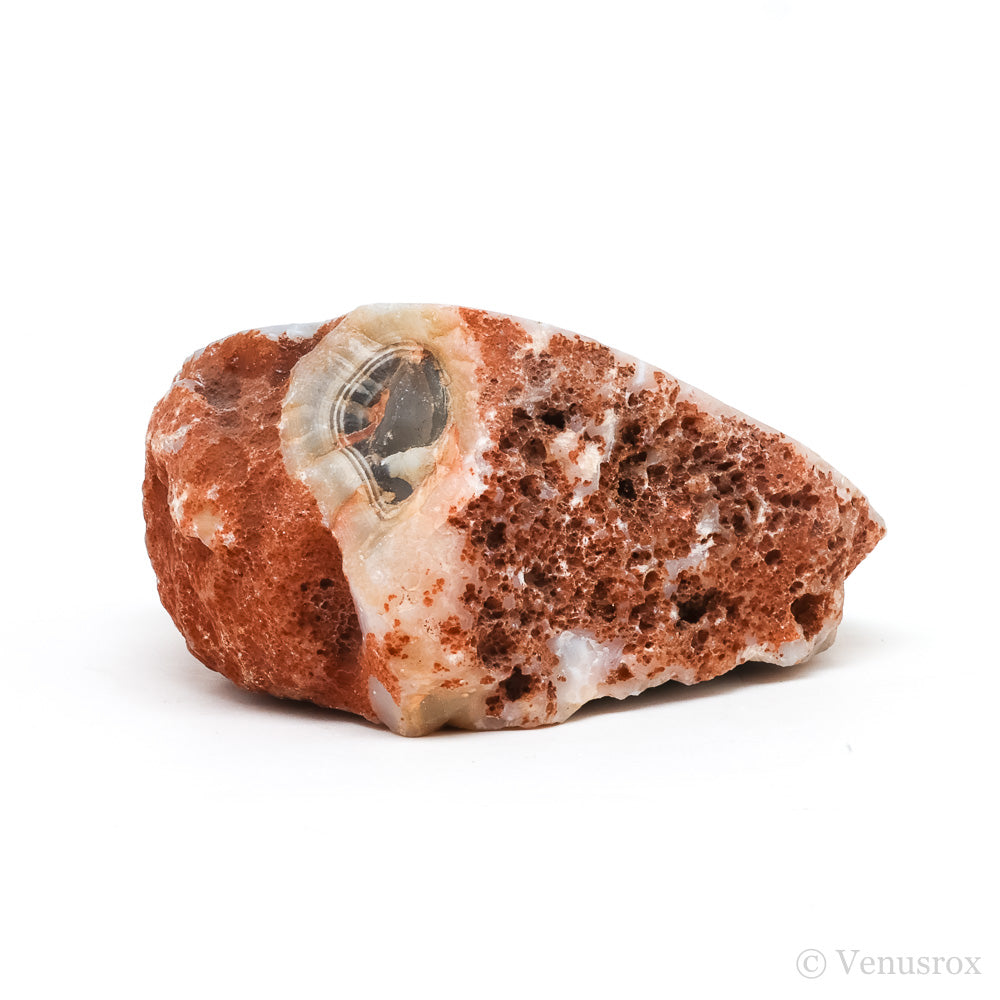 Agate Part Polished/Part Natural Crystal from Zimbabwe | Venusrox