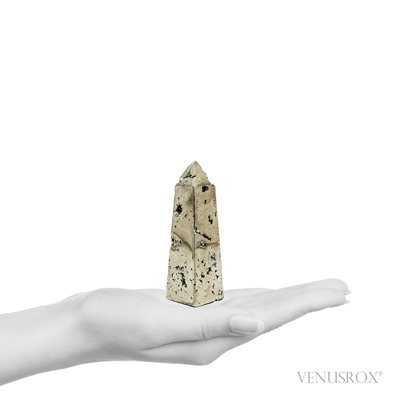 Pyrite Polished/Natural Geode Point from Peru | Venusrox