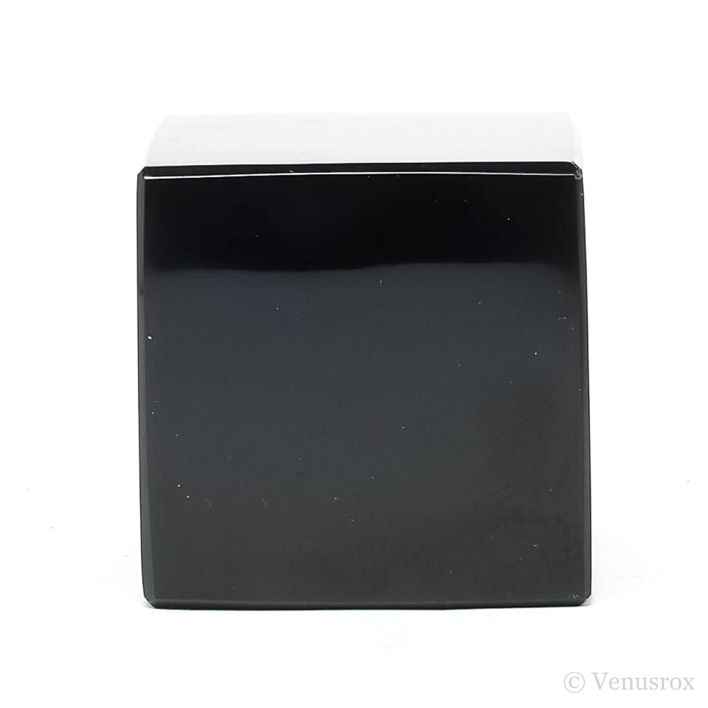 Black Obsidian Polished Cube from Mexico | Venusrox