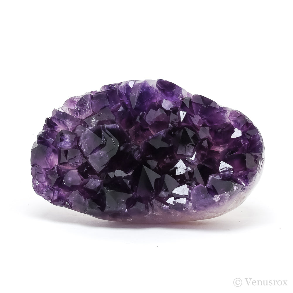 Amethyst with Clear Quartz Part Polished/Part Natural Cluster from Uruguay | Venusrox