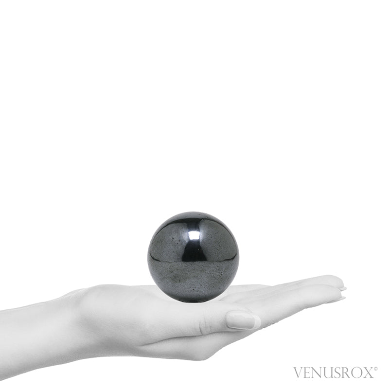 Hematite Polished Sphere from Brazil | Venusrox
