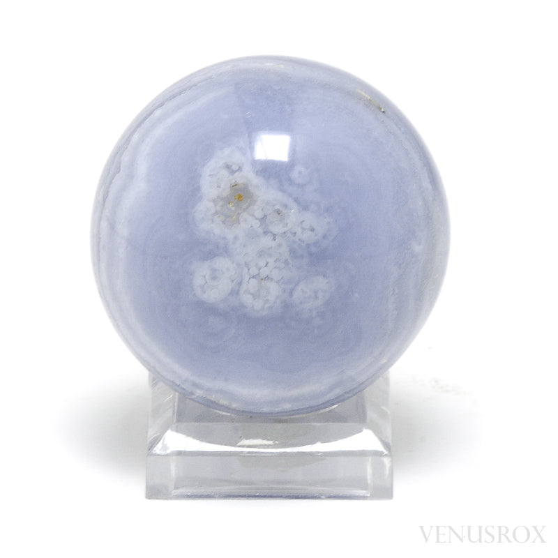 Blue Lace Agate Polished Sphere from Namibia | Venusrox