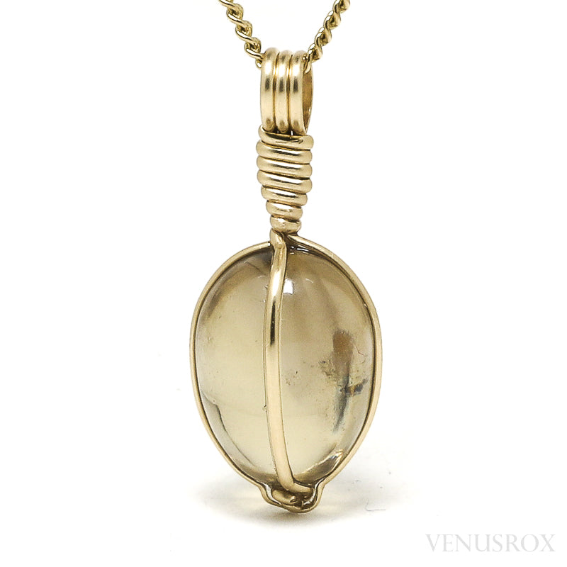 Natural Citrine Polished Sphere Pendant from Madagascar | Venusrox