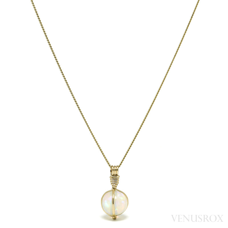 Opal Polished Sphere Pendant from Ethiopia | Venusrox