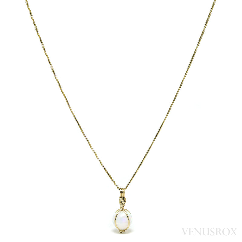 Opal Polished Sphere Pendant from Ethiopia | Venusrox