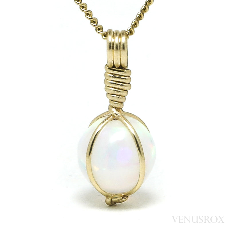Opal Polished Sphere Pendant from Ethiopia | Venusrox