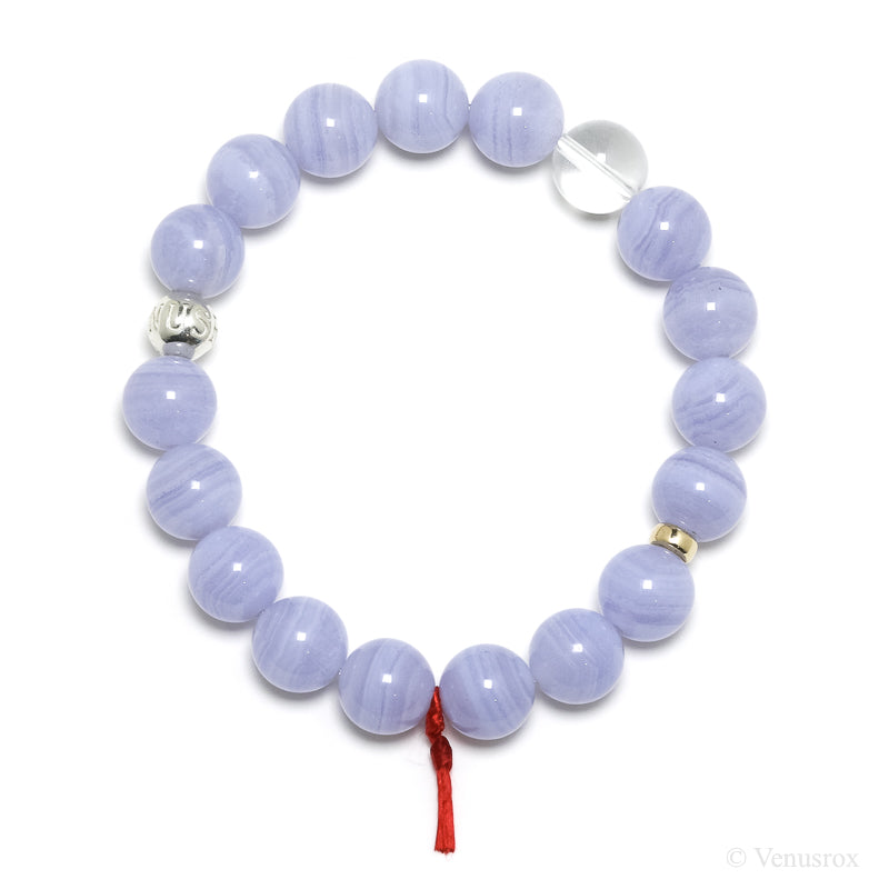 Blue Lace Agate Bracelet from Malawi | Venusrox