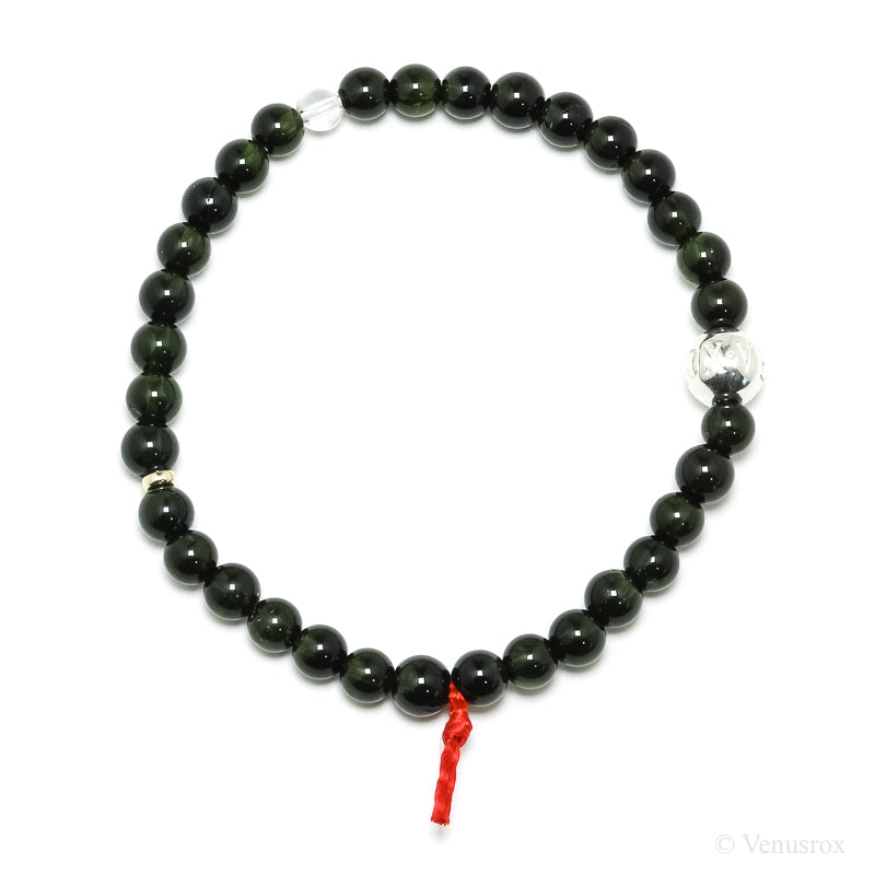 Green Tourmaline Bead Bracelet from Brazil | Venusrox