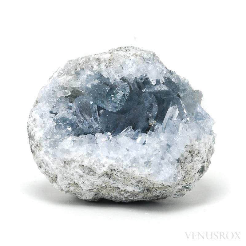 Blue Celestite Natural Cluster from Madagascar | Venusrox