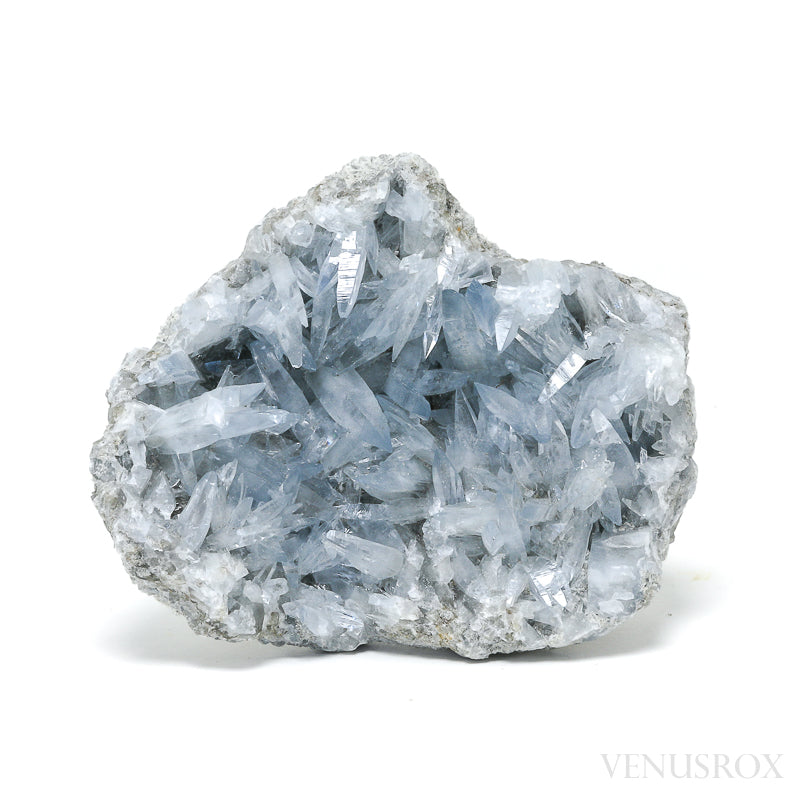 Blue Celestite Natural Cluster from Madagascar | Venusrox
