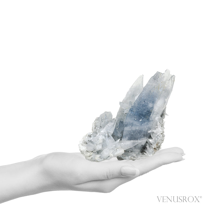Blue Celestite Natural Cluster from Madagascar | Venusrox