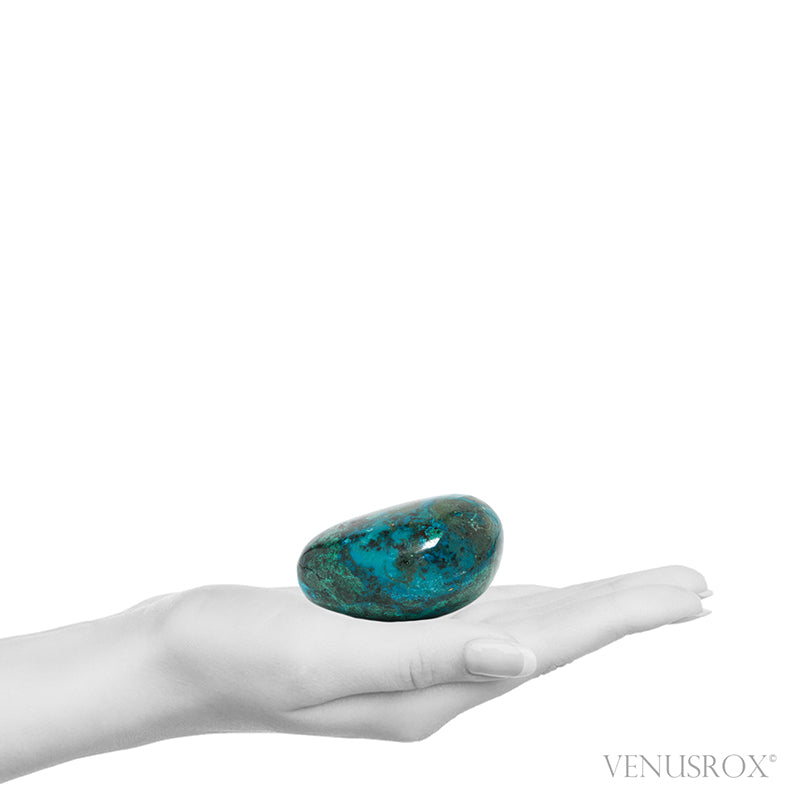 Chrysocolla with Malachite Polished Crystal from Peru | Venusrox