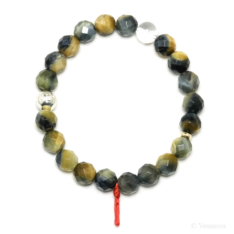 Blonde Tigers Eye with Falcons Eye Bracelet from South Africa | Venusrox