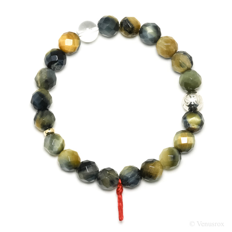 Blonde Tigers Eye with Falcons Eye Bracelet from South Africa | Venusrox