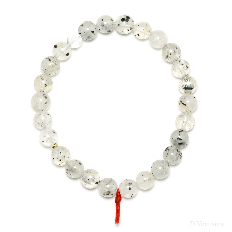 Mica in Quartz Bead Bracelet from Madagascar | Venusrox