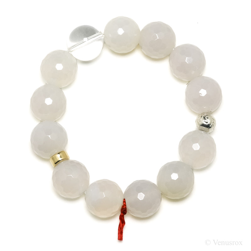 White Agate Bracelet from Brazil | Venusrox