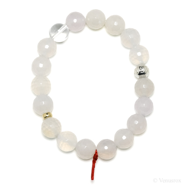 White Agate Bracelet from Brazil | Venusrox