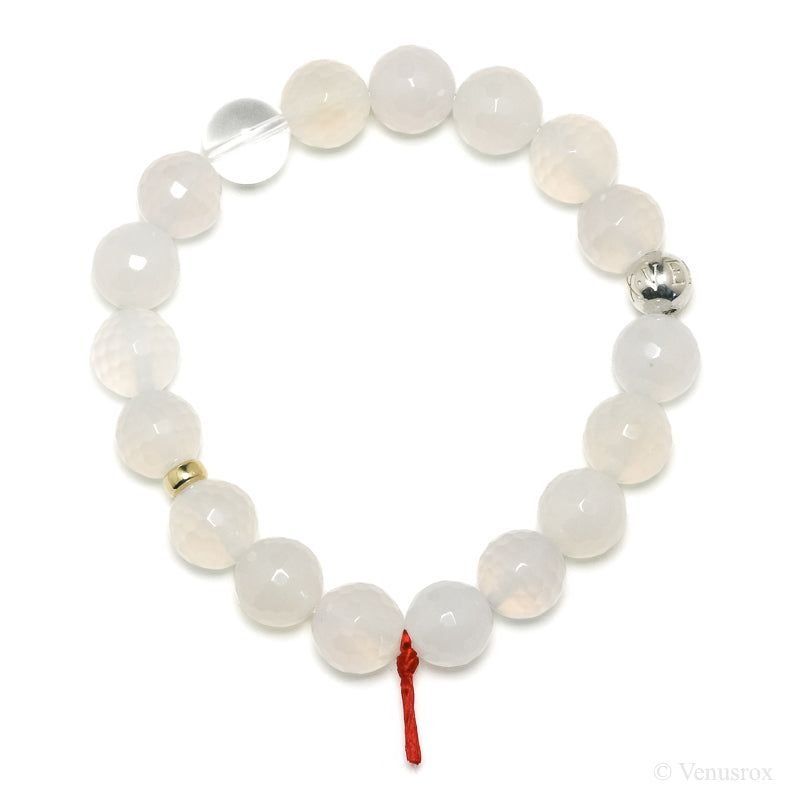 White Agate Bracelet from Brazil | Venusrox