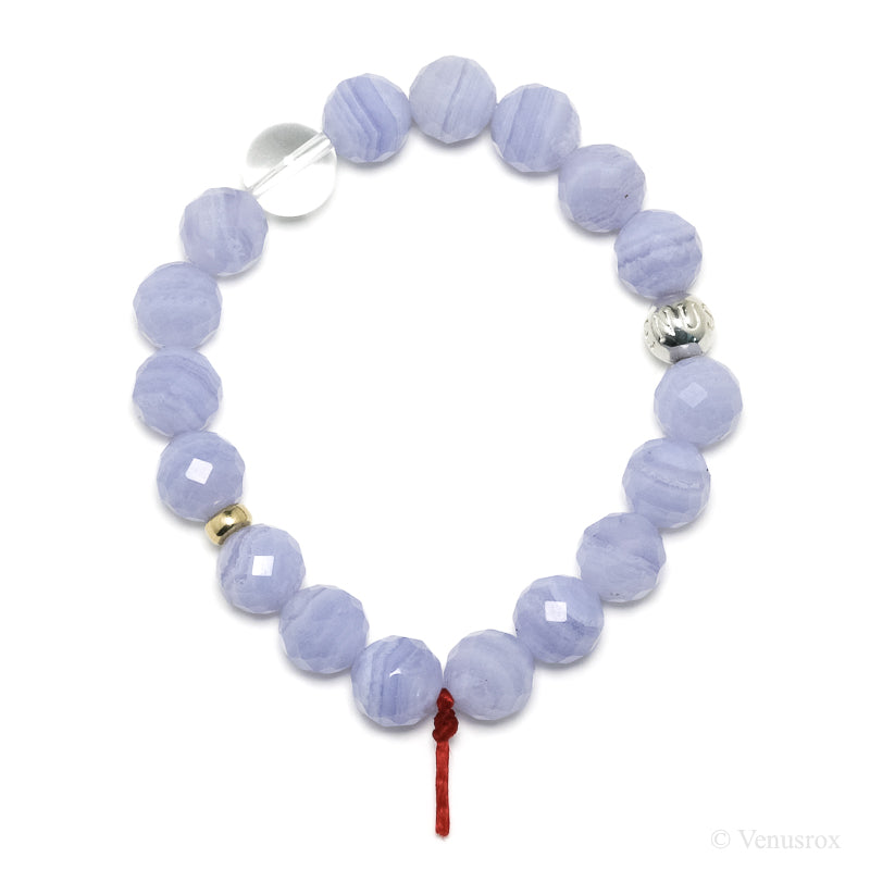 Blue Lace Agate Bracelet from Malawi | Venusrox