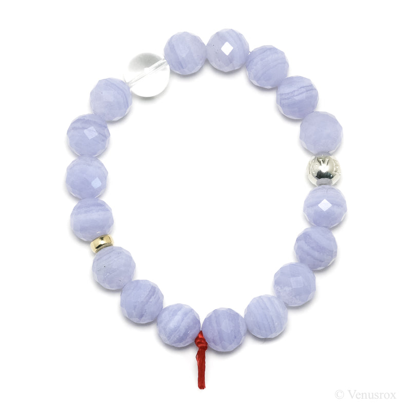Blue Lace Agate Bracelet from Malawi | Venusrox