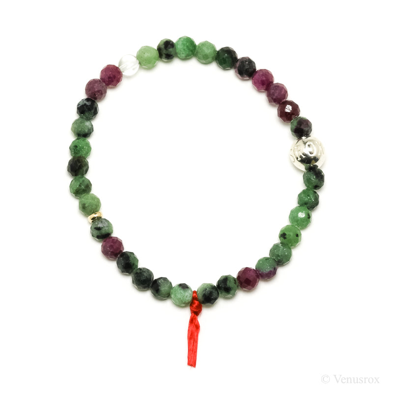 Ruby & Zoisite Bracelet from India | Venusrox