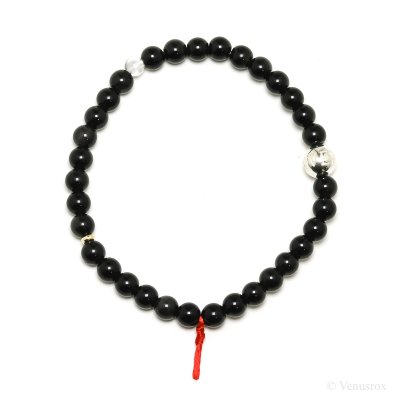Rainbow Obsidian Bead Bracelet from Mexico | Venusrox
